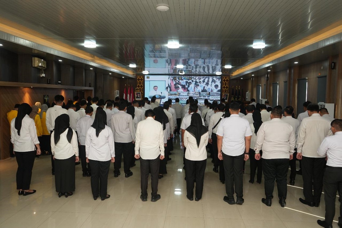 Upacara Hari Lahir Pancasila 2025, Kemenkum Sumsel Teguhkan Komitmen Jalankan Nilai-Nilai Luhur Bangsa
