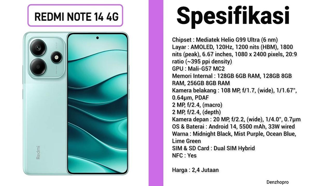 7 HP 2 Jutaan RAM 8/256 GB Terbaik 2026