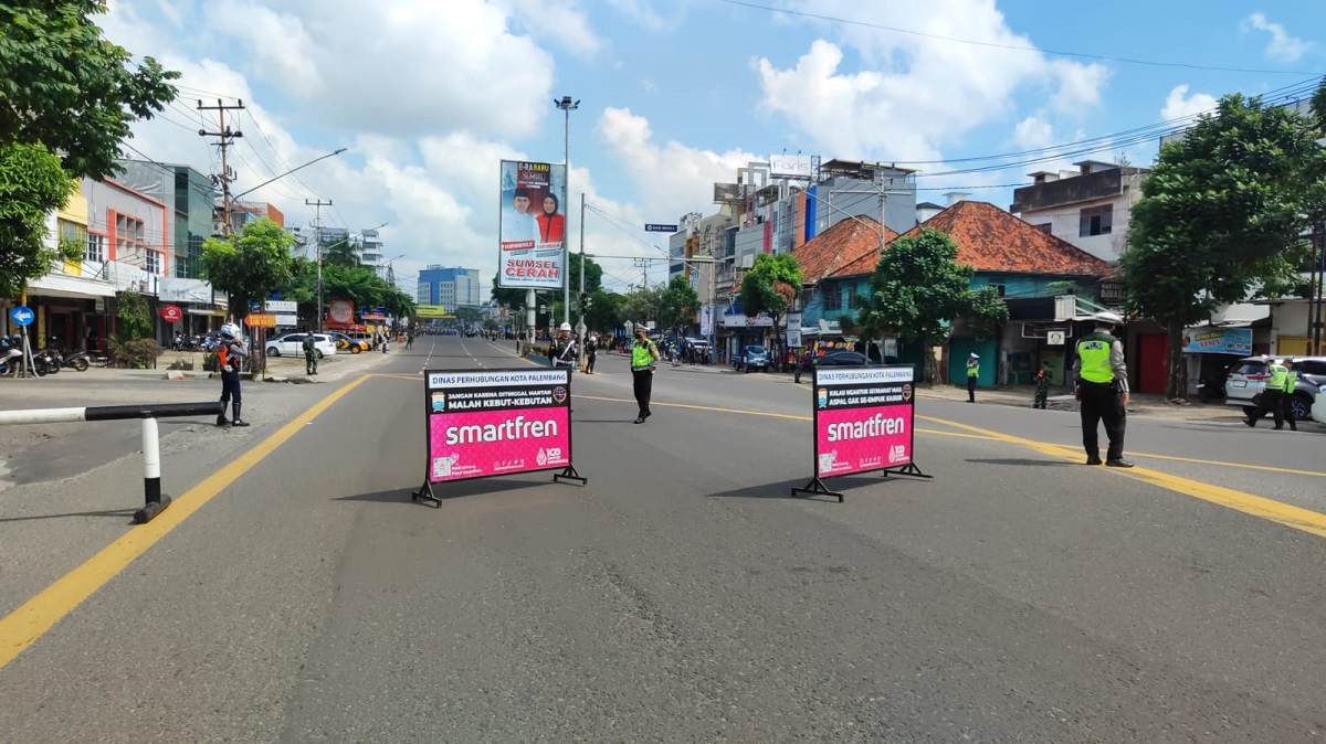  Gladi Bersih Perayaan HUT TNI ke-79, Jalan Jendral Sudirman Palembang Ditutup Sementara