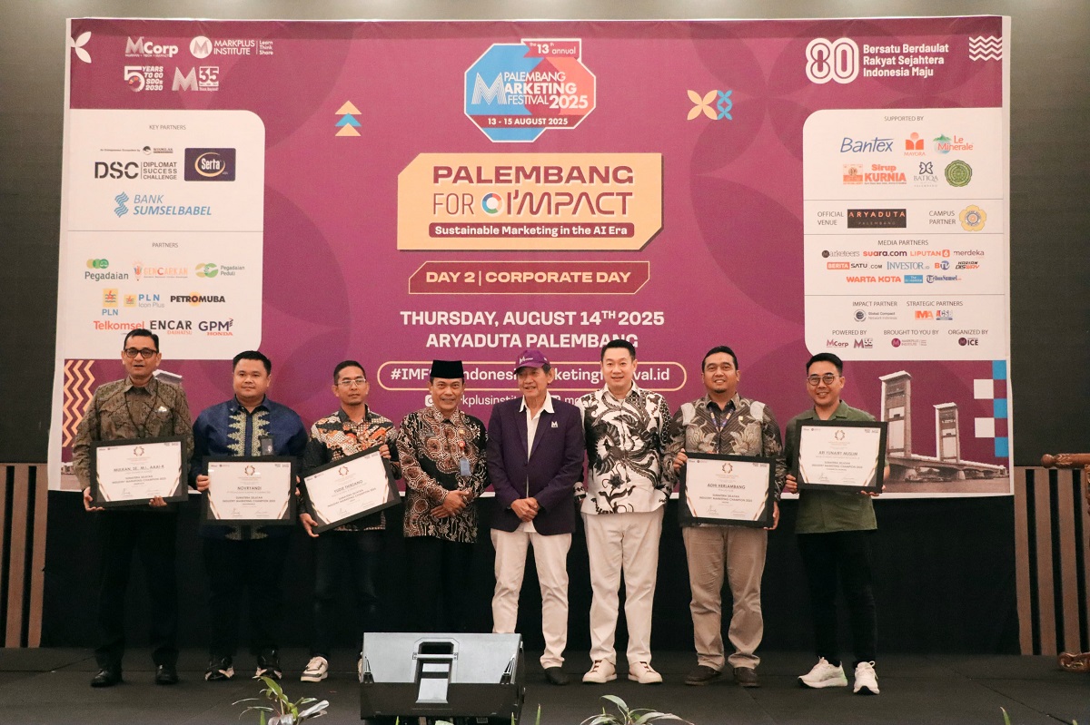 PLN UID S2JB Raih Penghargaan Industry Marketing Champion Sumatera Selatan 2025