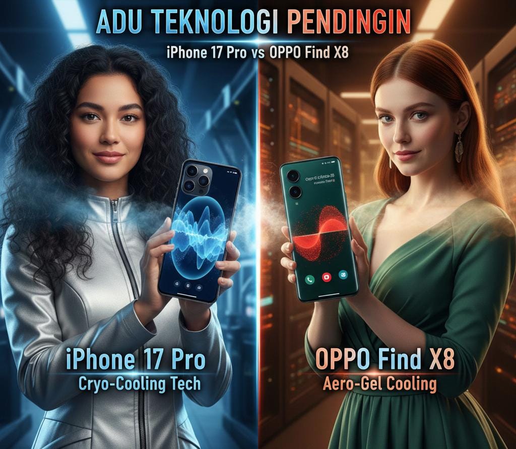 Adu Teknologi Pendingin: iPhone 17 Pro vs OPPO Find X8 Pro, Siapa Lebih Unggul?