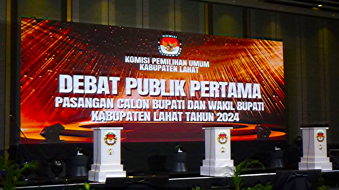 Persiapan Debat Publik Pertama Pasangan Calon Bupati-Wakil Bupati Lahat Tahun 2024