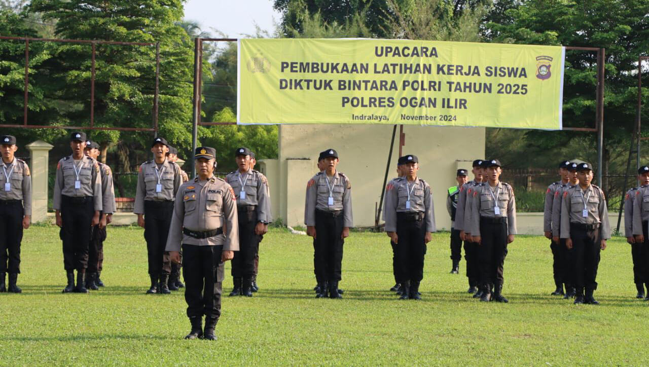 25 Siswa SPN Betung Ikuti Latihan Kerja Diktuk Bintara Polri Gelombang II