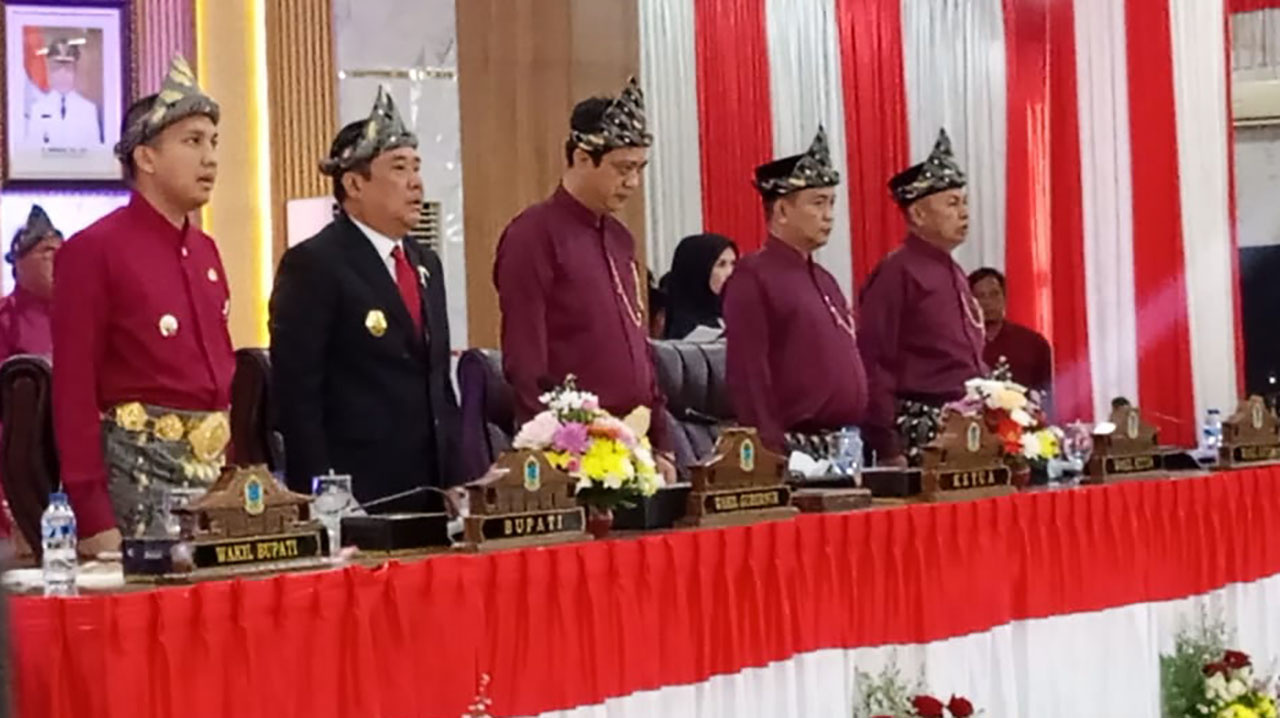 Ketua DPRD Ogan Ilir Pimpin Paripurna HUT Ke-22 Kabupaten Ogan Ilir