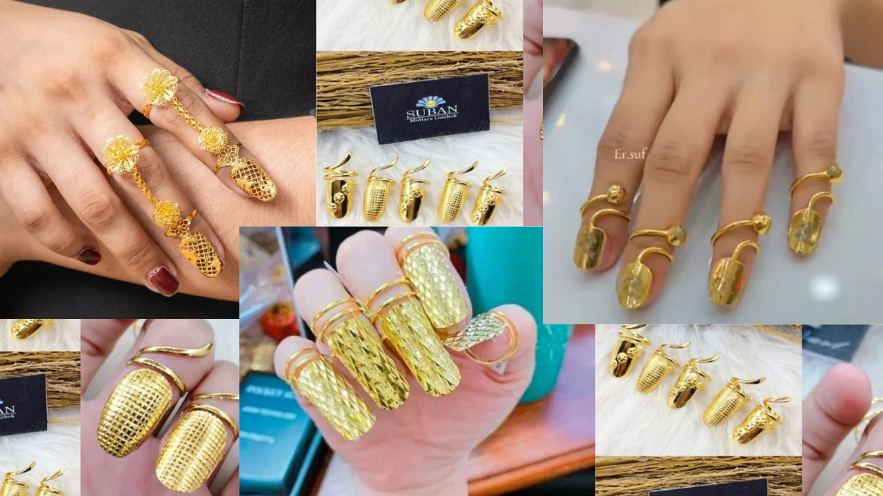 Cantiknya Kuku dari Emas Asli, Tren Mewah yang Memikat Perhatian