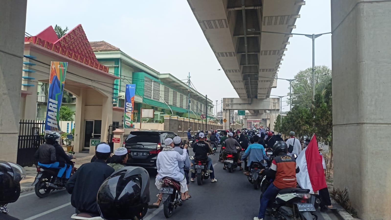 Solidaritas Palestina Menggema Di Palembang Ribuan Warga Padati