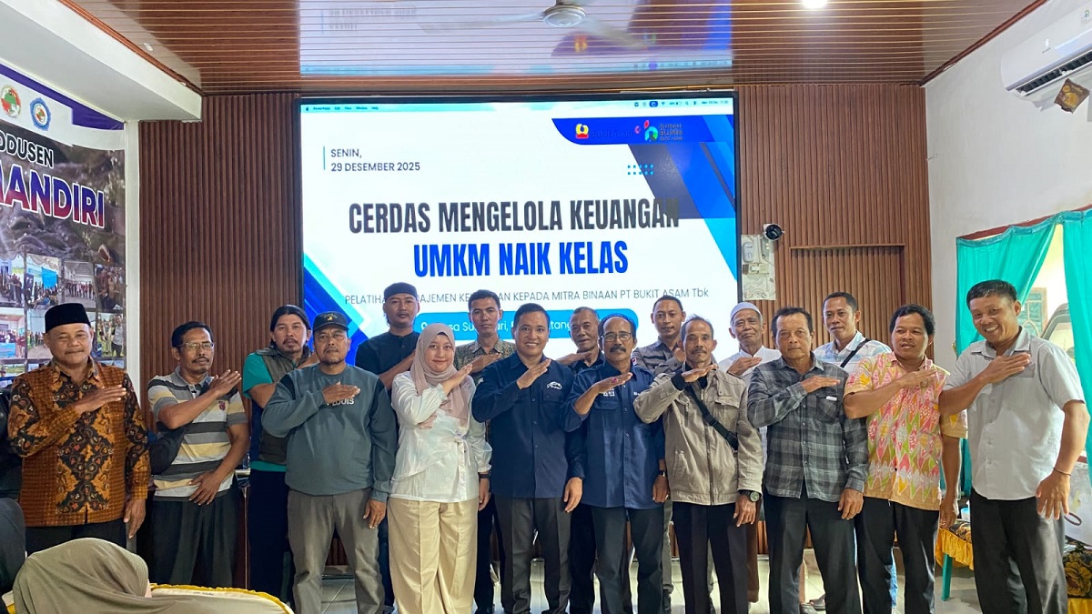 Cerdas Kelola Keuangan, Kunci UMKM Belitang Naik Kelas Bersama PTBA