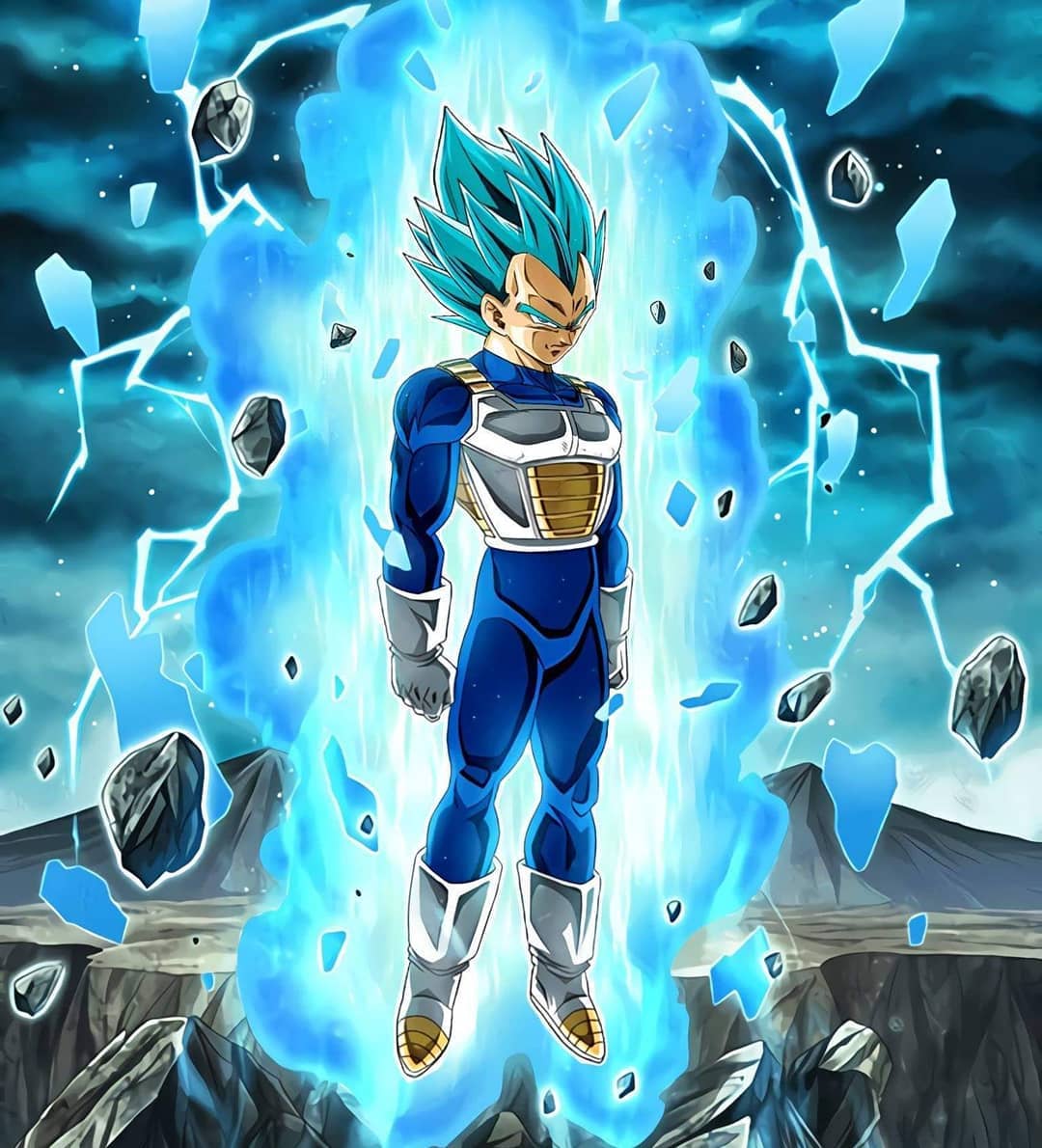 Kekuatan Super Saiyan Blue Goku dan Vegeta Melampaui Kekuatan Bangsa Saiya