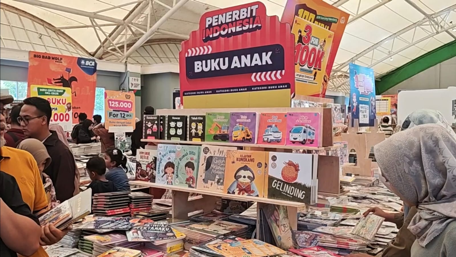 Bazar Buku Internasional di Palembang, Lebih dari Satu Juta Buku Tersedia 