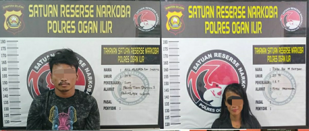 Polisi Ringkus Dua Pengedar Narkotika di Indralaya Utara