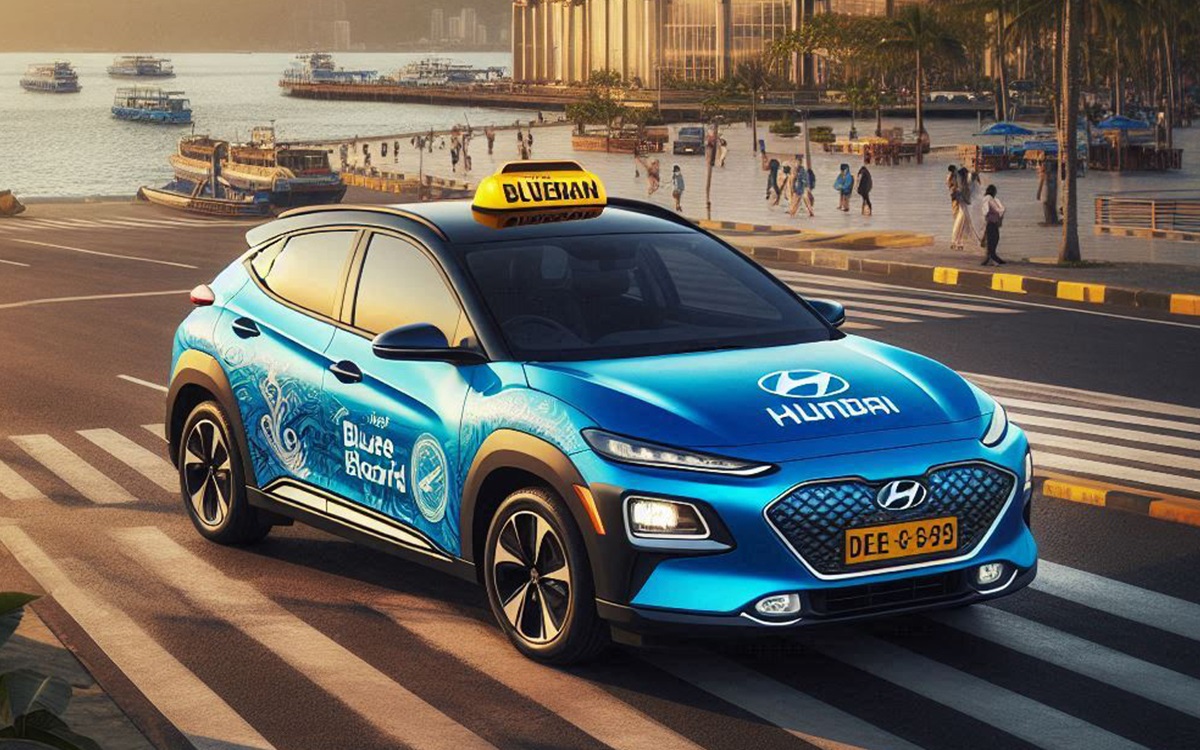 Hyundai Kona Electric Menjadi Armada Taksi Baru Bluebird di Ibu Kota Nusantara