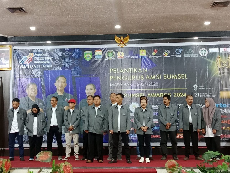 AMSI Sumsel Lantik Pengurus dan Gelar AMSI Sumsel Awards 2024