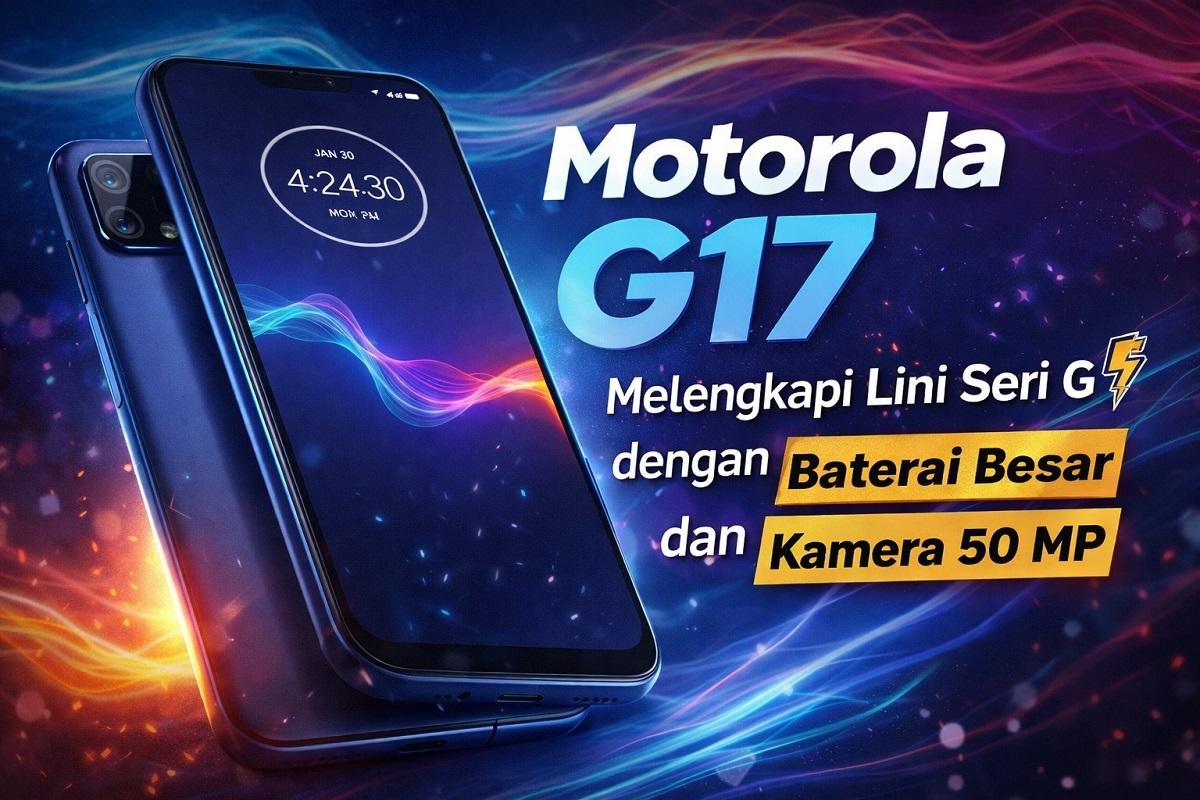 Motorola G17 Melengkapi Lini Seri G dengan Baterai Besar dan Kamera 50 MP