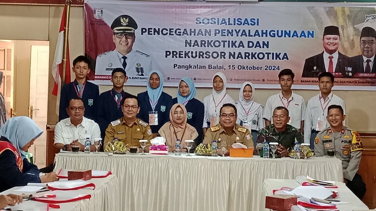 Kesbangpol Banyuasin Gelar Sosialisasi P4GN dan Prekursor Narkotika