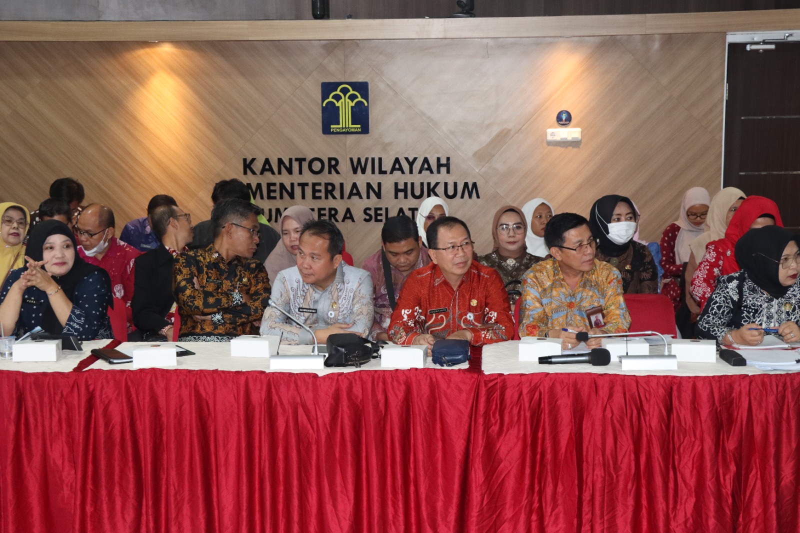  Kanwil Kemenkum Sumsel Perkuat Harmonisasi Regulasi Daerah Kabupaten Muara Enim