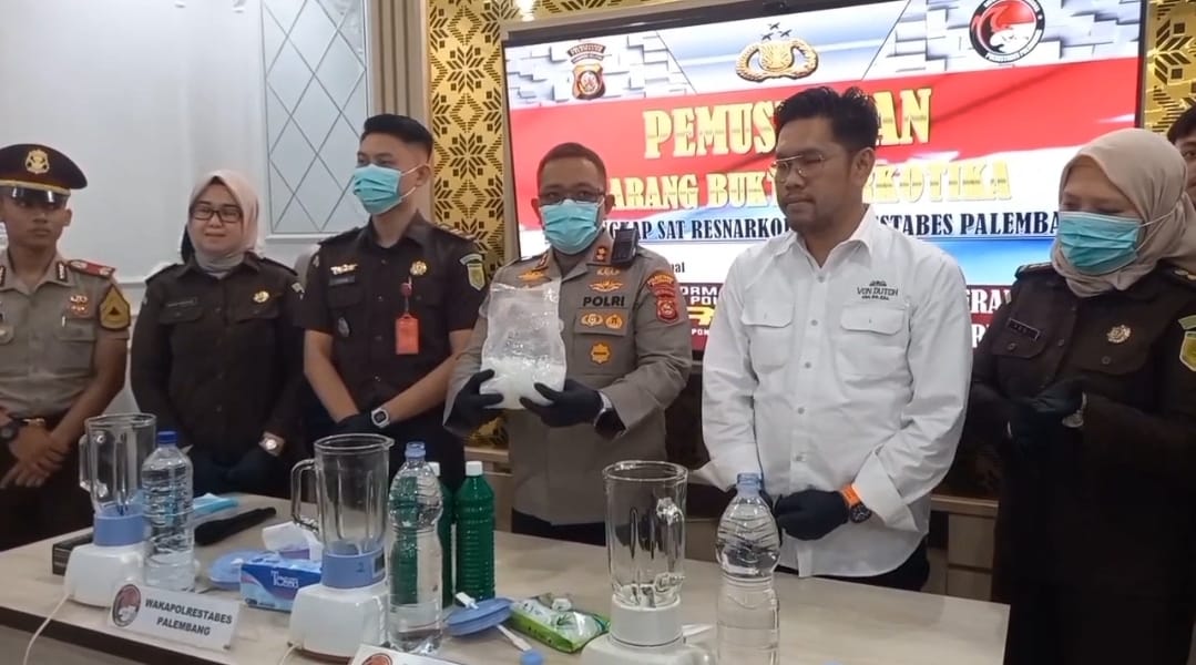 Satres Narkoba Polrestabes Palembang Berhasil Selamatkan 247.000 Jiwa Lewat Pemusnahan Narkoba