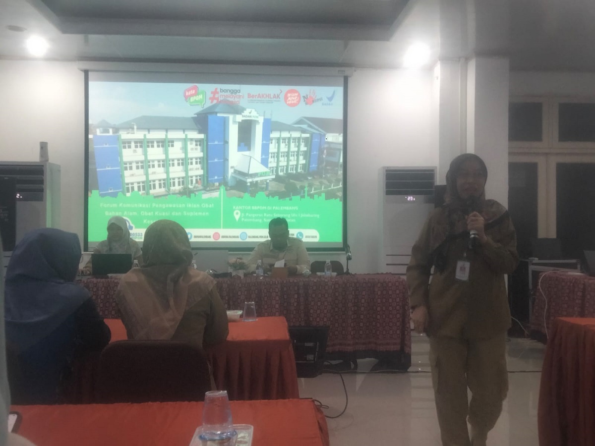 Balai POM dan KPID Sumsel Edukasi Media Awasi Iklan Obat dan Suplemen