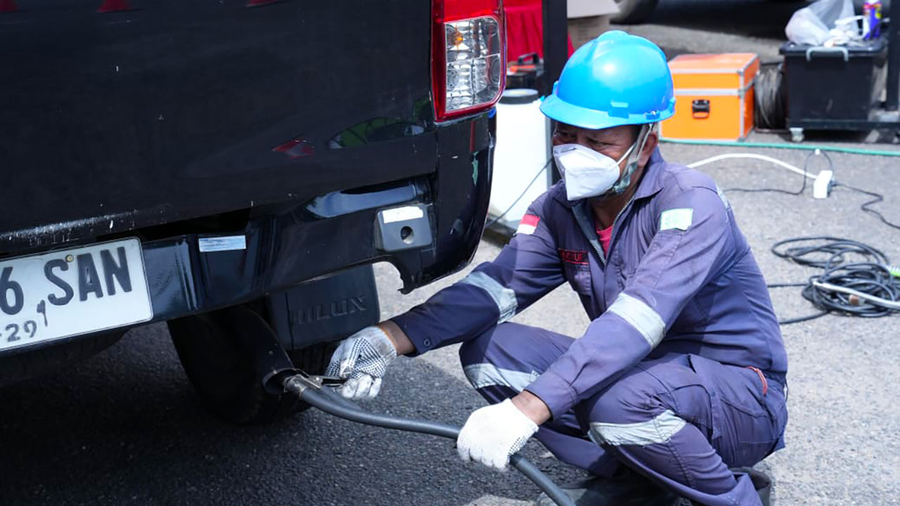 Uji Emisi Kilang Pertamina Plaju Dukung Zero Emission