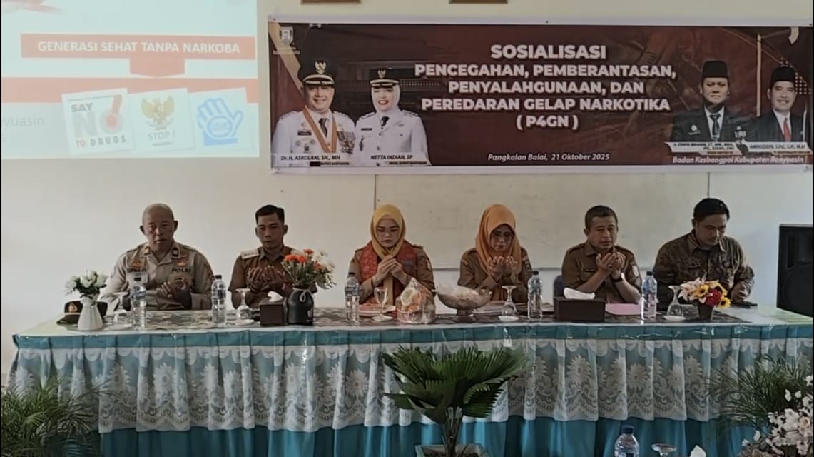 Sosialisasi P4GN Banyuasin, Langkah Konkret Tekan Penyalahgunaan Narkoba
