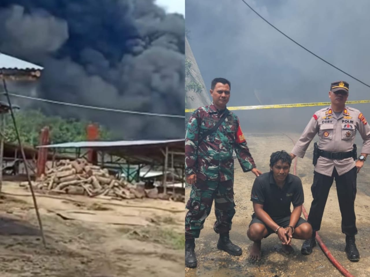 Warga Panik, Eks Sumur Minyak Ilegal di Wilayah Bayung Lencir Terbakar