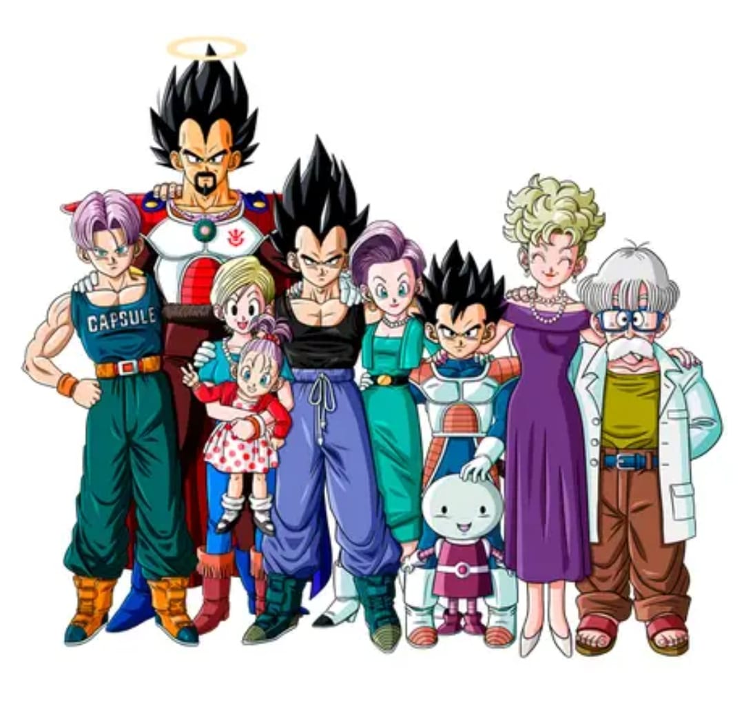 Keluarga Pangeran Vegeta di Serial Dragon Ball Mempunyai Peran Besar Pada Bangsa Saiya