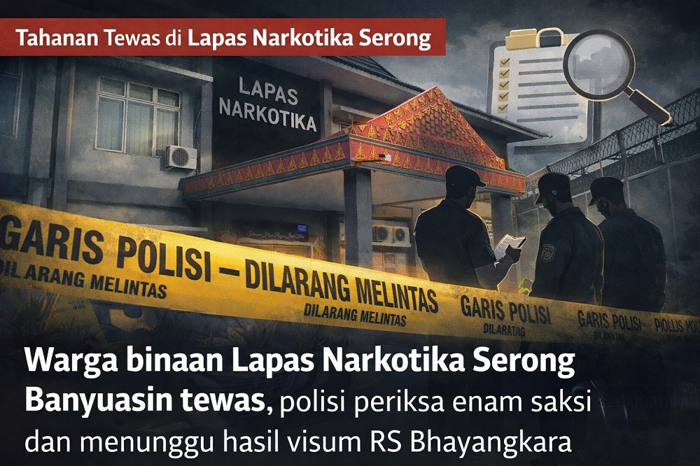 Warga Binaan Lapas Narkotika Serong Banyuasin Tewas, Polisi Periksa 6 Saksi