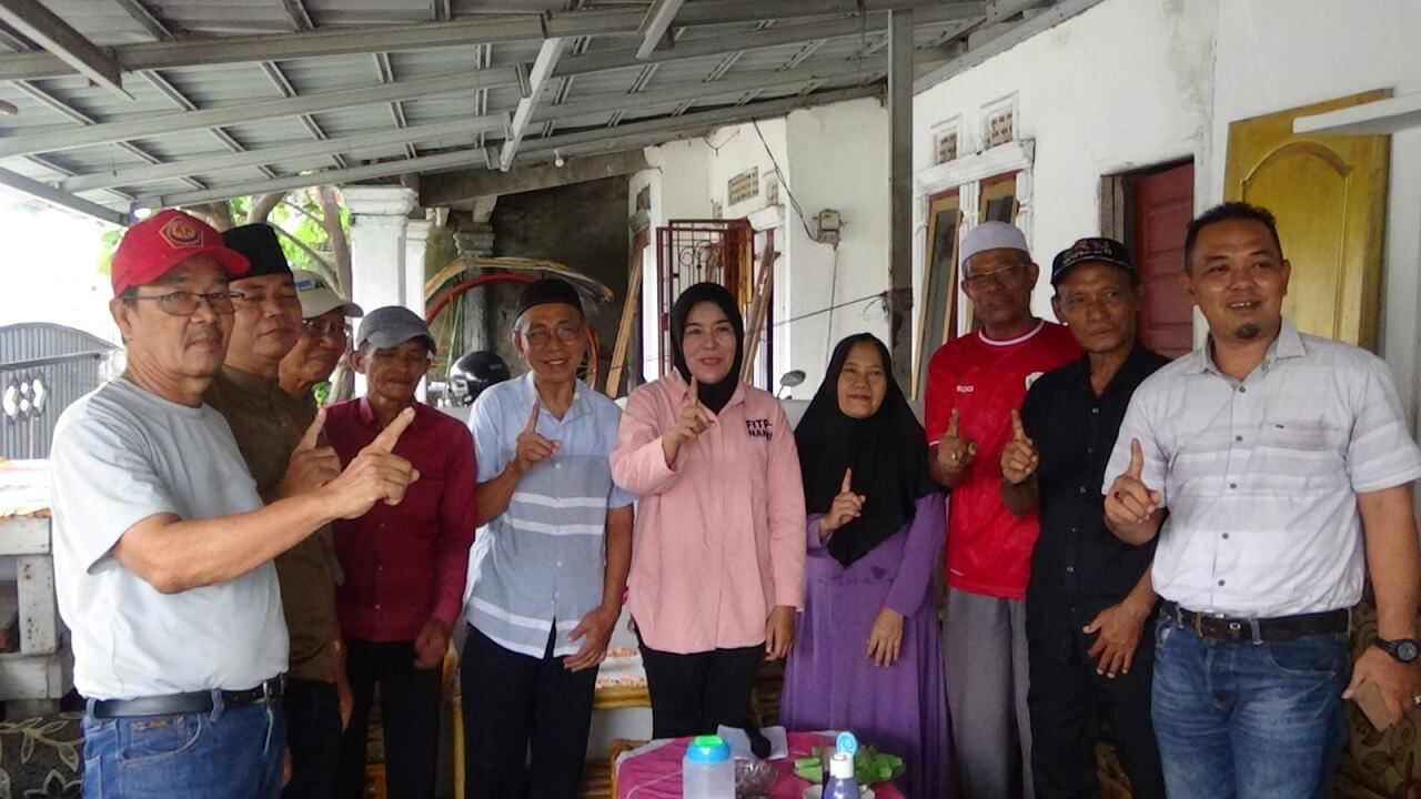 Kunjungan ke Gandus, Calon Walikota Palembang Fitrianti Agustinda Soroti Masalah Banjir dan Fasilitas Umum