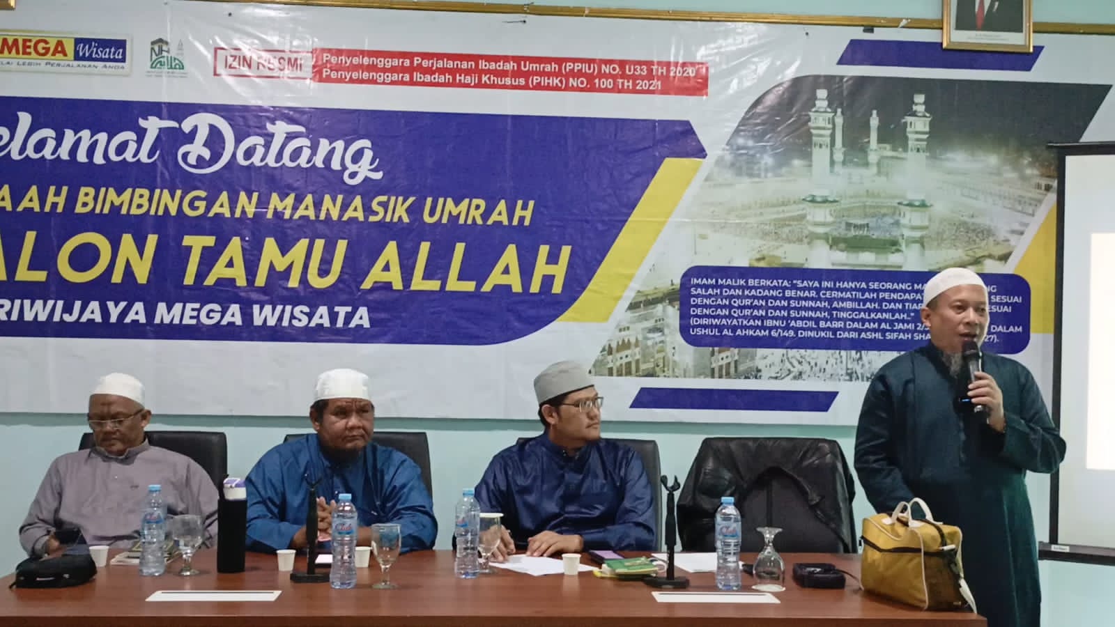 PT. Sriwijaya Mega Wisata Gelar Manasik Umrah, Beri Pembekalan untuk 70 Jemaah Umrah 