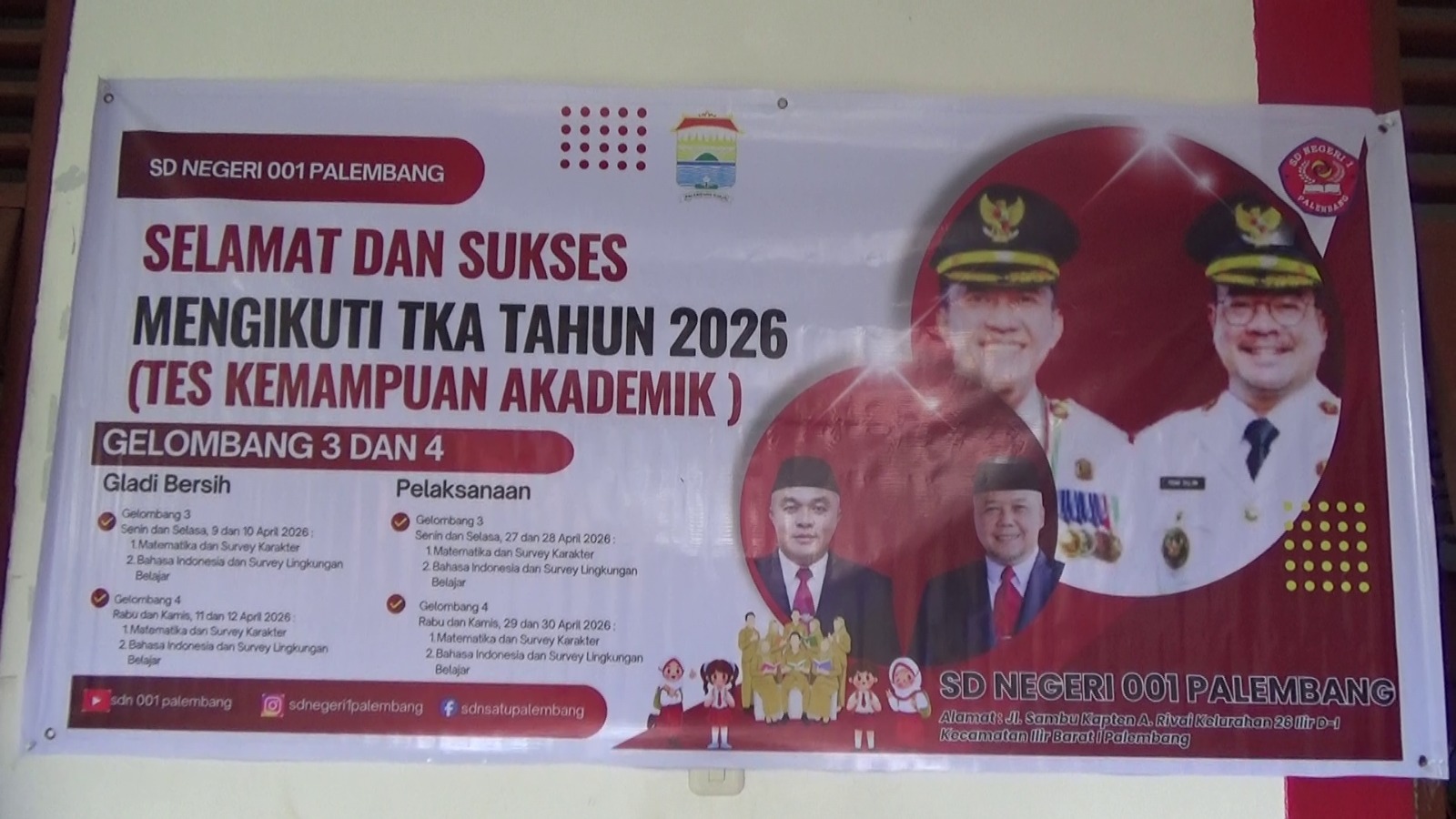 TKA Perdana, Siswa SD di Palembang Uji Literasi dan Numerasi