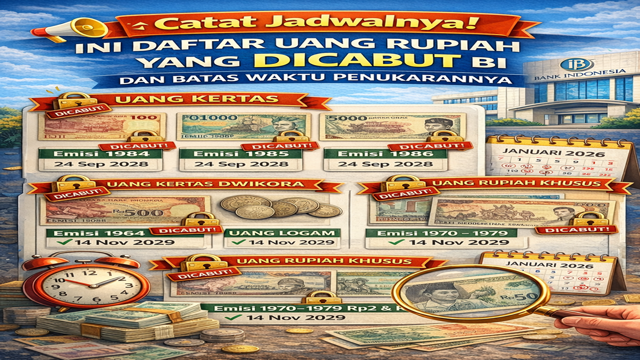 Cek Dompet Anda! Ini Uang Rupiah yang Sudah Dicabut BI