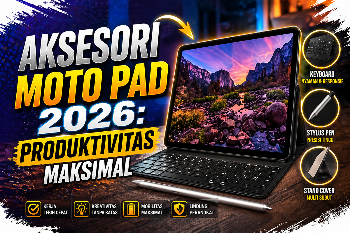 Aksesori Moto Pad 2026: Produktivitas Maksimal