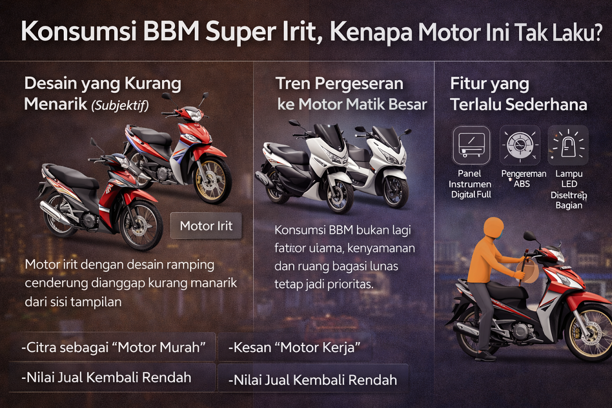 Konsumsi BBM Super Irit, Kenapa Motor Ini Tak Laku?