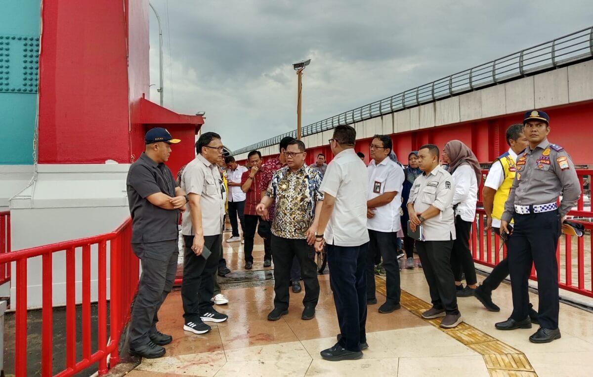 BBPJN Targetkan Pengerjaan Lift Tower Kedua Jembatan Ampera Rampung Akhir Tahun 2024