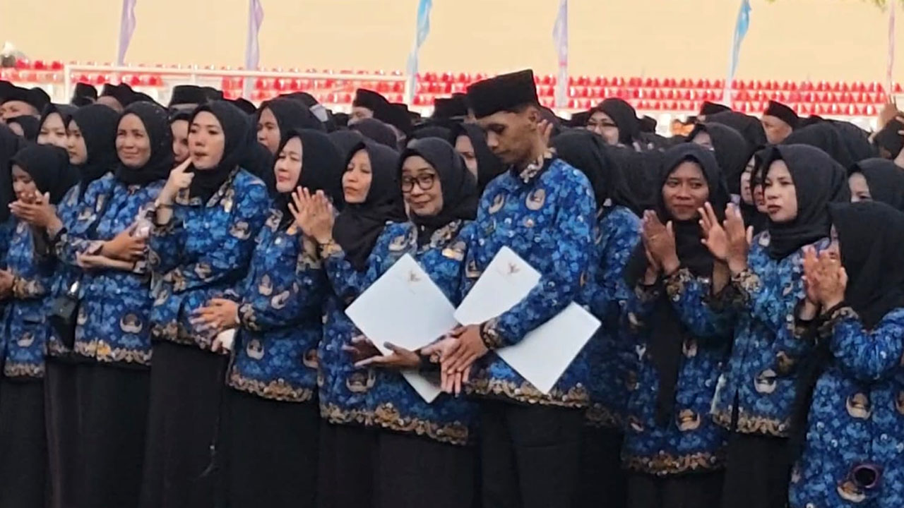 Ribuan PPPK Paruh Waktu Sumatera Selatan Resmi Berstatus ASN