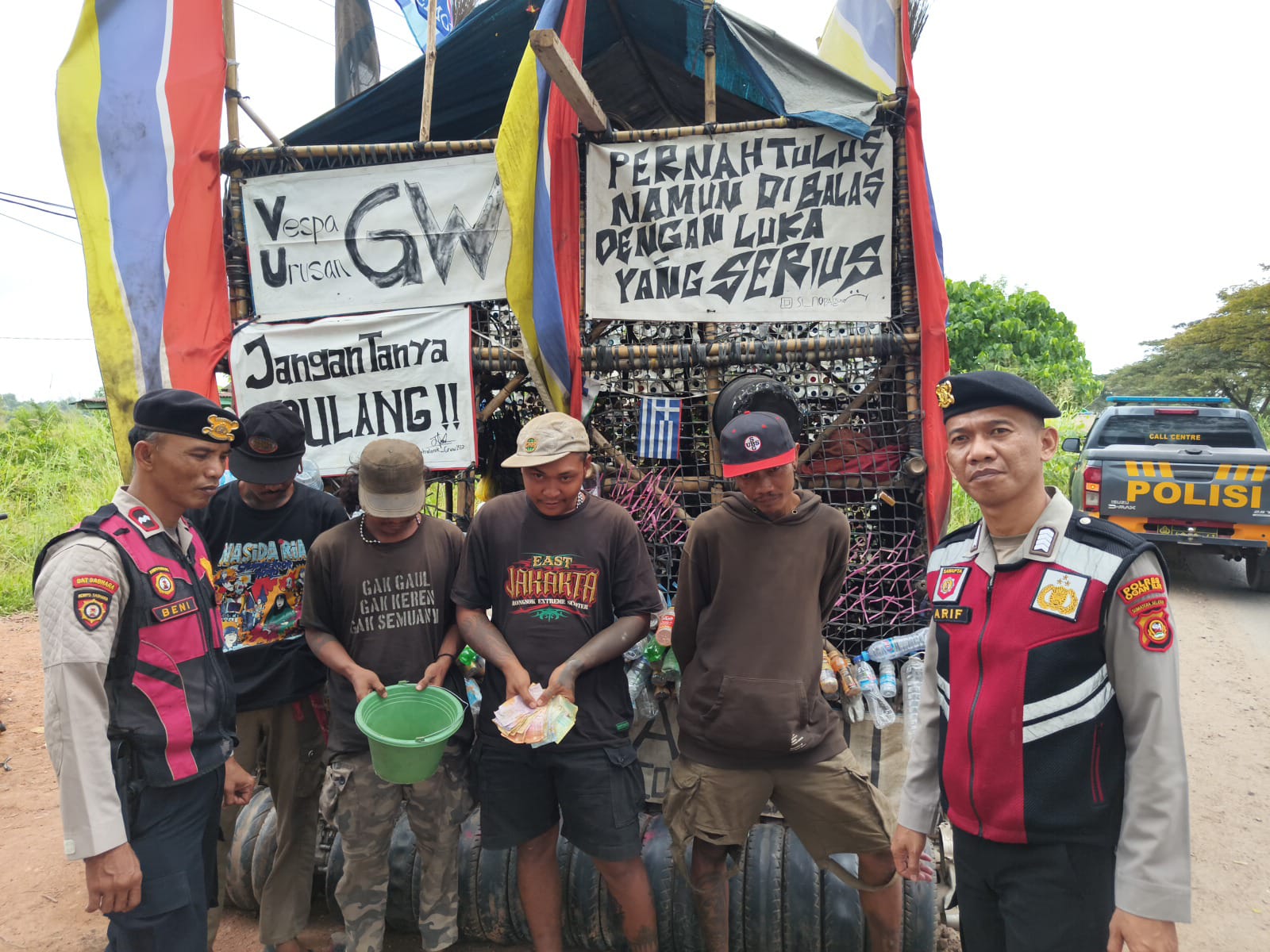 Tiga Pelaku Pungli di Jalan Pegayut Menuju Jakabaring Ditangkap Polisi