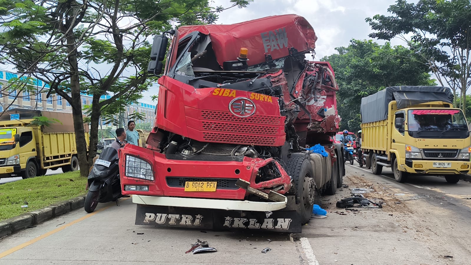 2 Kecelakaan Lalu Lintas Terjadi di Palembang, Satu Pengendara Alami Luka Berat