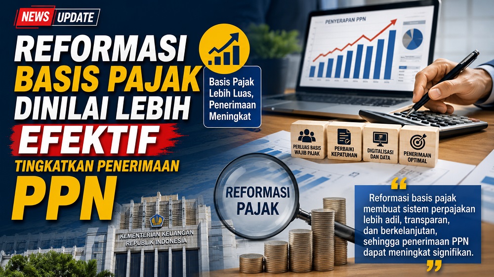 Reformasi Basis Pajak Dinilai Lebih Efektif Tingkatkan Penerimaan PPN
