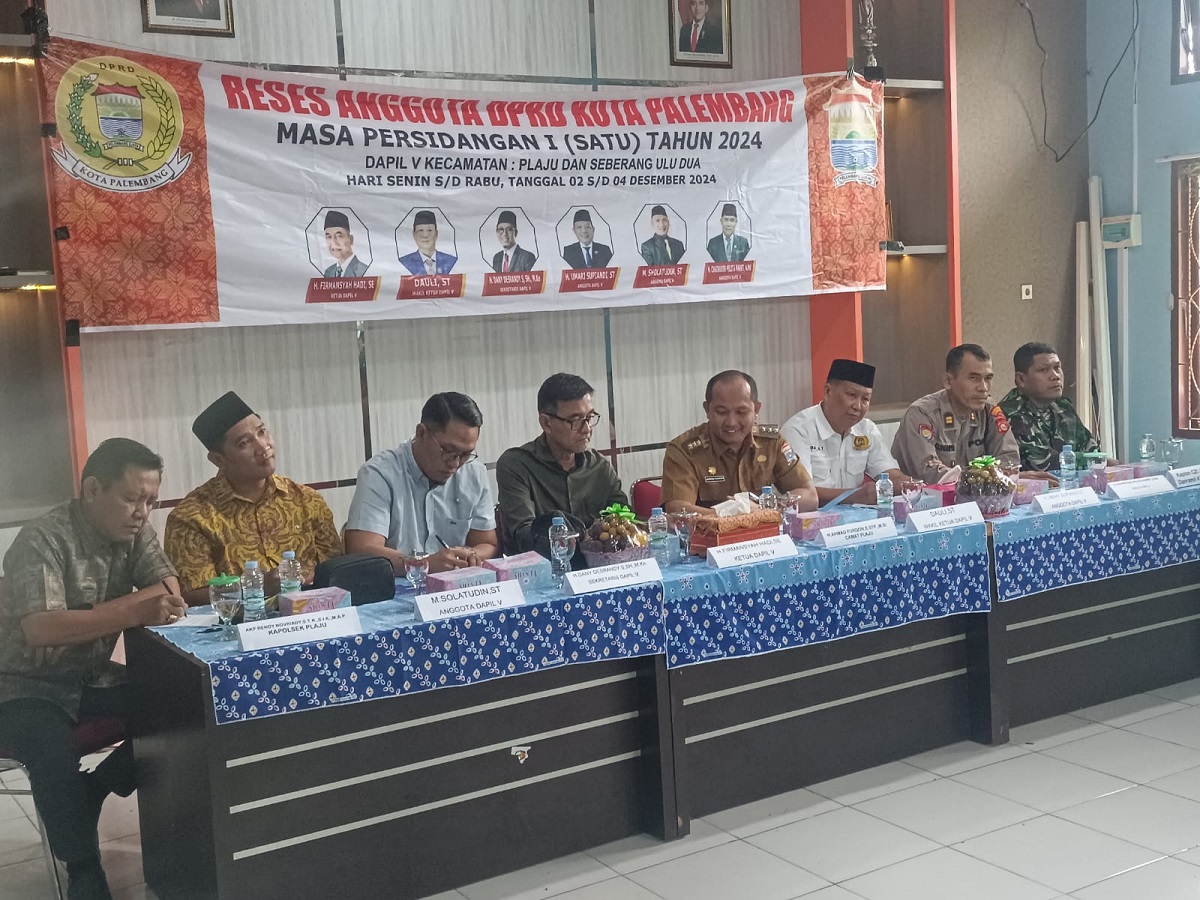 Warga Plaju Sampaikan Aspirasi Reses DPRD Palembang Dapil V