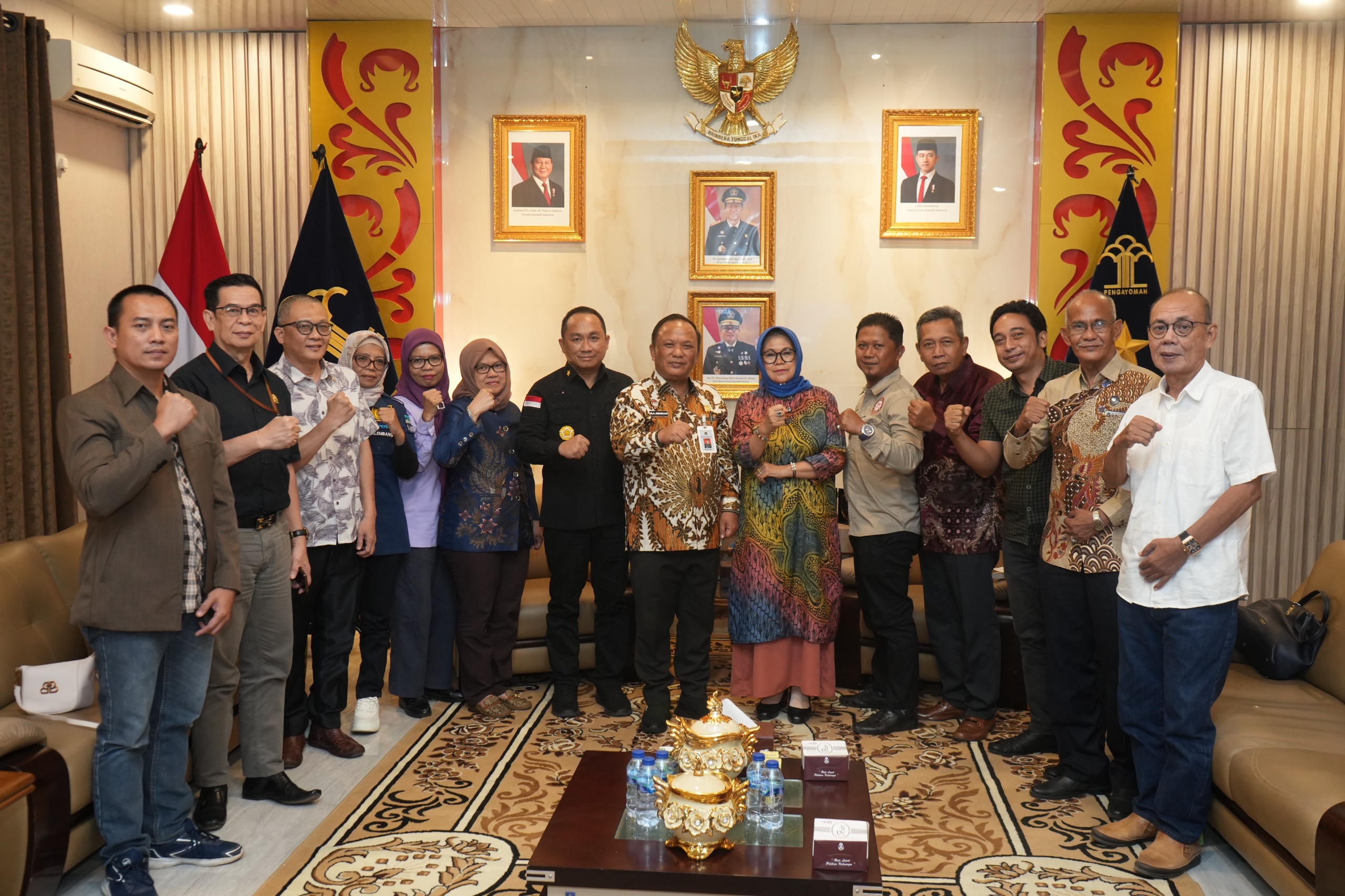 Optimalisasi Layanan Hukum, Kanwil Kemenkum Sumsel Teken Adendum dengan 14 Organisasi Bantuan Hukum