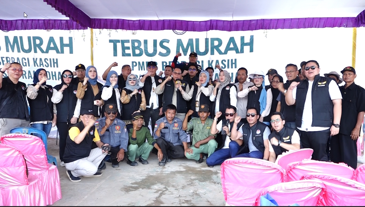 PMPB Sumsel Gelar Tebus Murah Sembako, Warga Cinta Manis Baru Air Kumbang Antusias