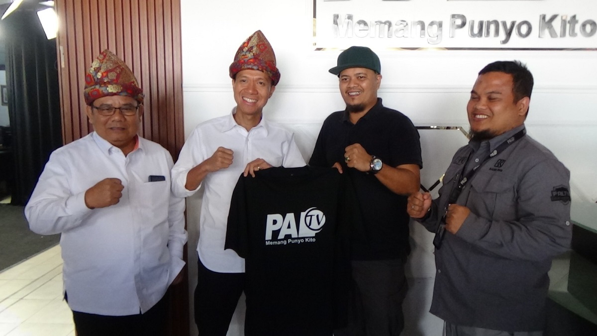  Kunjungi PALTV, Yudha–Bahar Manfaatkan Media Untuk Kampanye 