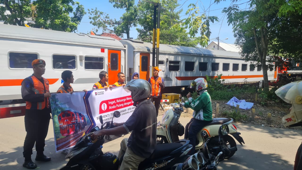 Sosialisasi Keselamatan Perkeretaapian, Tekan Angka Kecelakaan di Perlintasan Sebidang 