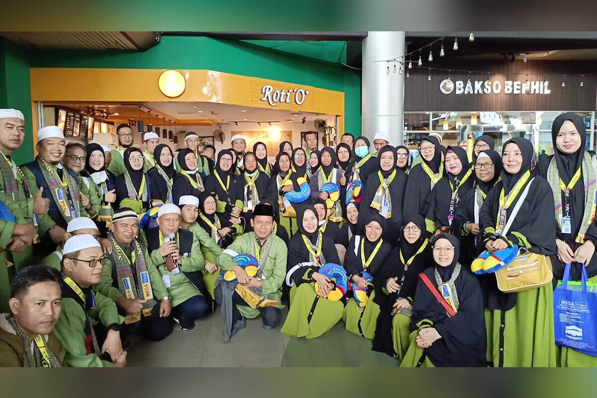 Mendekati Tahun Baru, PT Sriwijaya Mega Wisata Berangkatkan 75 Jemaah Umrah