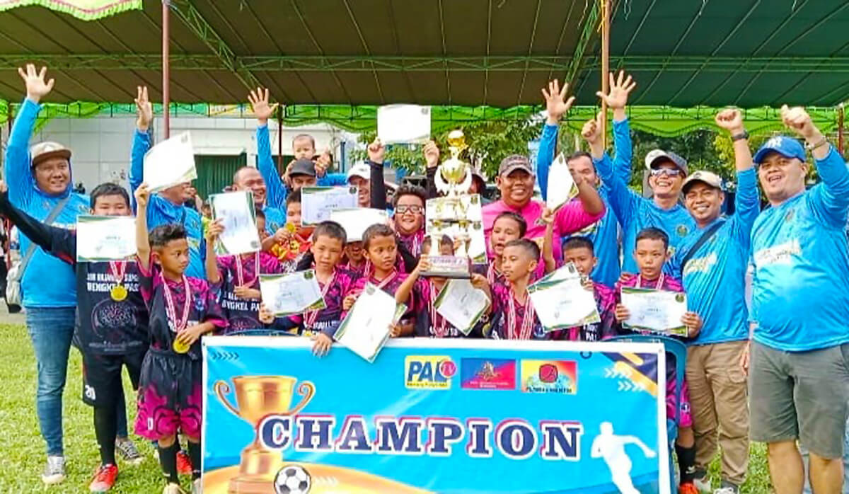 Jual Beli Serangan, Rajawali Berhasil Menjuarai Turnamen Sepak Bola Anak Usia Dini Kemenag Palembang U-11