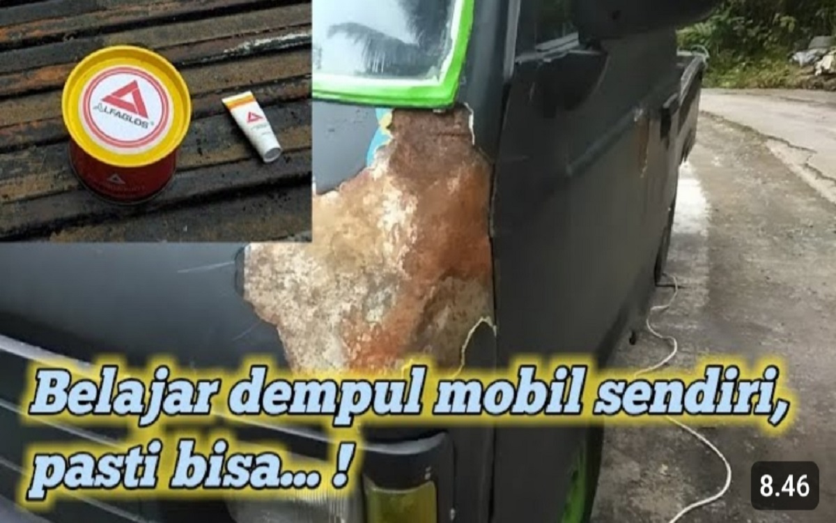 Ini Cara Perbaikan Sendiri Cat Mobil Yang Rompal Di Rumah, Praktis Dan Efisien