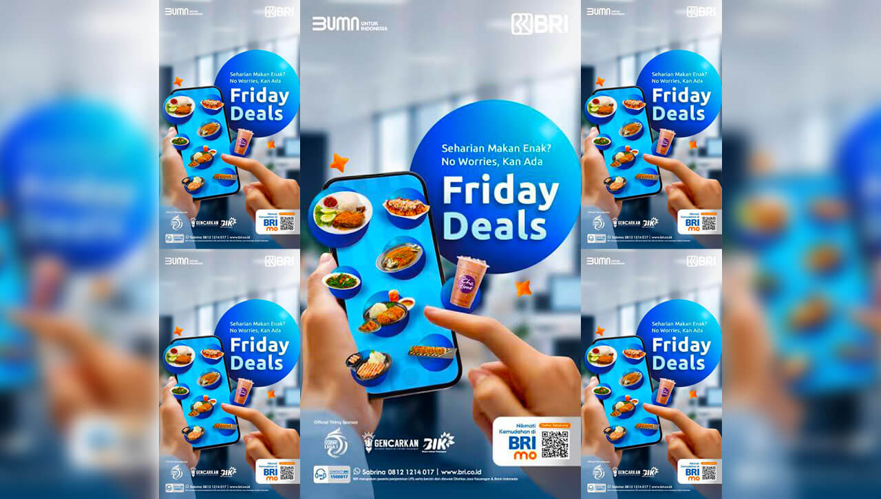 Nikmatnya Friday Deals di BRImo, Dapat Voucher Makan atau Minum dengan Tukar Poin Setiap Jumat