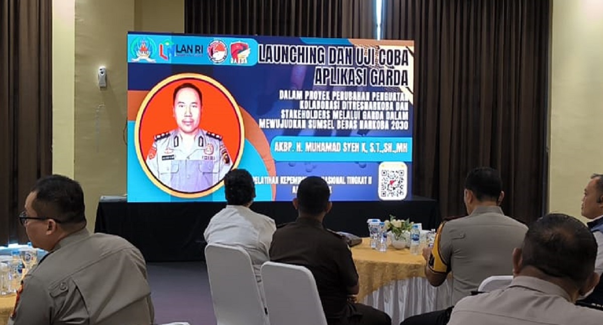 Polda Sumsel Luncurkan Aplikasi 'Garda' sebagai Tonggak Baru Digitalisasi Penanganan Narkoba