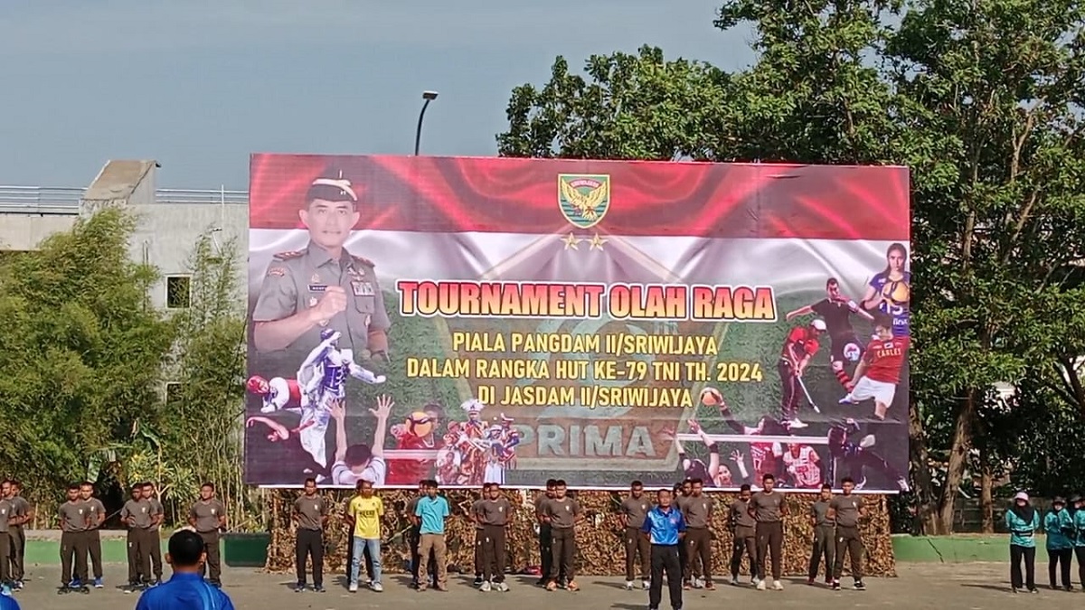  Meriahkan HUT TNI ke-79 Turnamen Pangdam II Sriwijaya Dimulai!