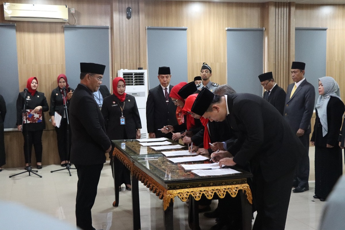  Sah! 19 Majelis Pengawas Daerah Notaris di Sumsel Resmi Dilantik Kakanwil Kemenkumham Sumsel