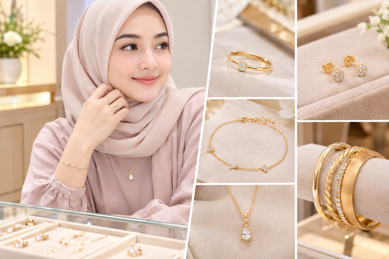 Tips Memilih Perhiasan Emas di Bawah Rp2 Juta yang Elegan dan Sesuai Syariat